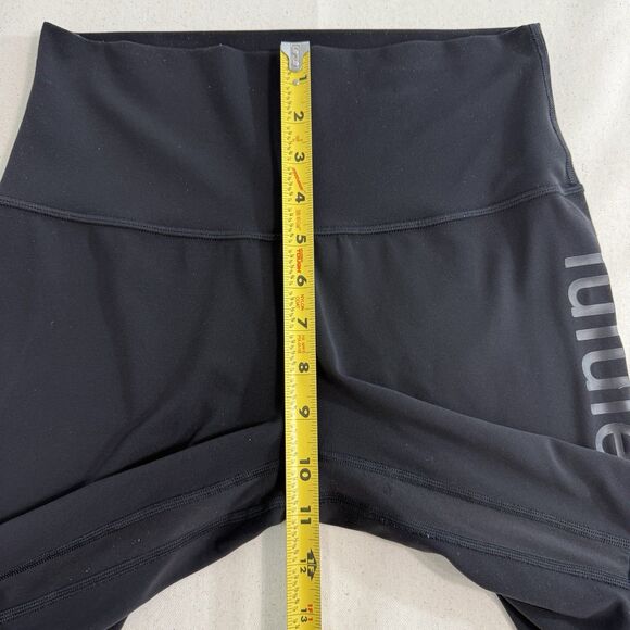 Lululemon Align HR Short 8" Inseam *Logo Women Size 6 Limited Edition Black - Picture 4 of 9